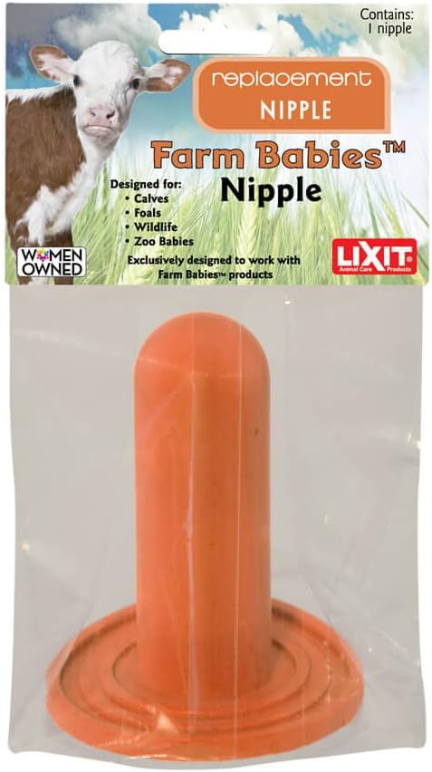 Lixit Farm Baby Replacement Nipples (2 Quart Single)