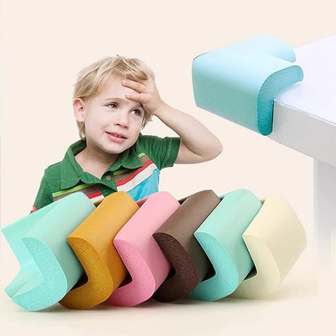 TopHomer 8 Pack Corner Guards Corner Protectors Furniture Corner & Edge Safety Bumpers Proofing Bumper Cushion for Table Furniture Sharp Corners-Pink