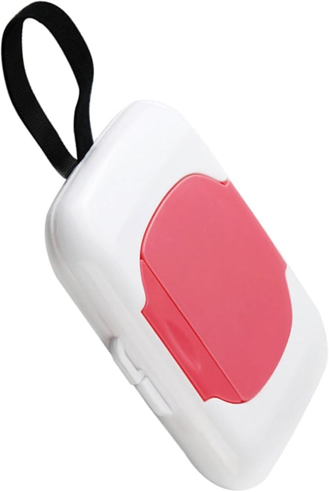 Travel Wipe Holder Reusable Wet Wipe Container Box Strollers Hanging Dispensers Refillable Wipe Case Safe Wet Storage