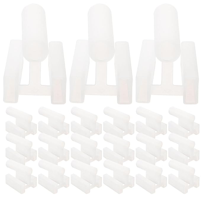 Uonlytech Baby Proofing 3 Prong Plug Covers 100Pcs Electrical Outlet Safety Caps Plastic Socket Protection for Child Proof Outlet Cover 0.98X0.78X0.59 Inch
