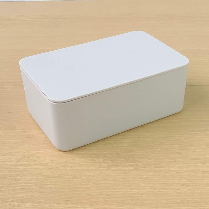 Wipes Dispenser, Baby Wipe Holder Keeps Wipes Fresh, Moontie Tissue Storage Box Case Wet Wipes Dispenser Holder with Lid for Vanity, Desk, Office, Dorm