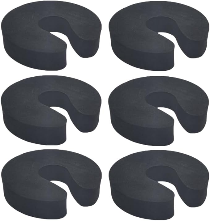 6 PCS Door Pinch Guards, Extra Soft Foam Baby Proof Door Stopper, Sleek Design Child Safety Finger Protectors