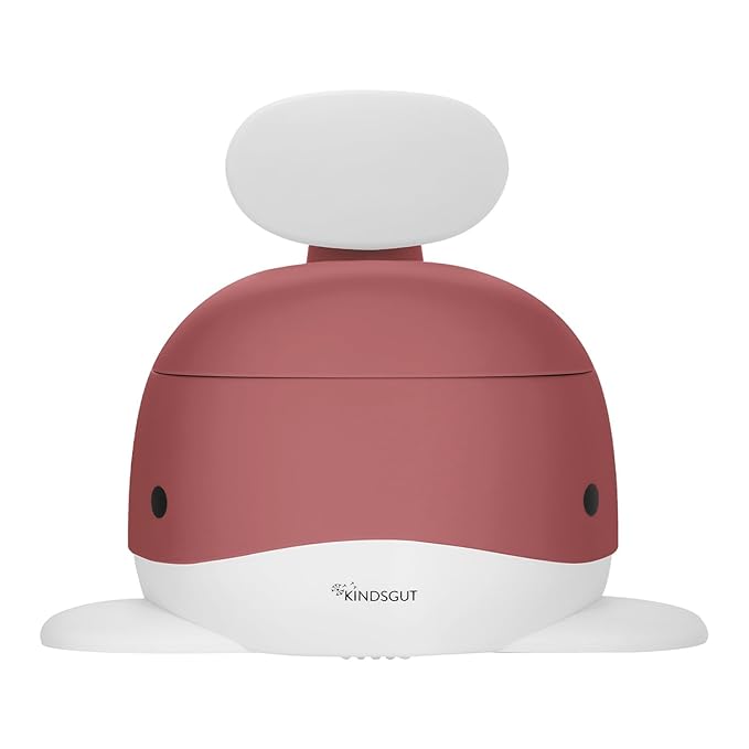 Kindsgut Whale Potty Training Toilet – Ergonomic Toddler Potty for Boys & Girls, Designed in Germany, Non-Slip & Easy Clean, Dusty Pink