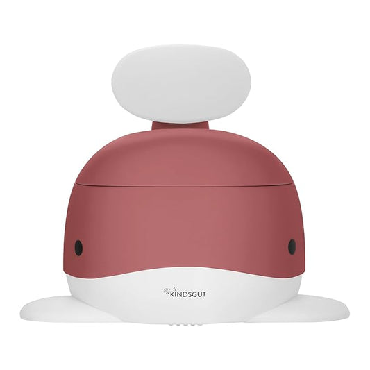 Kindsgut Whale Potty Training Toilet – Ergonomic Toddler Potty for Boys & Girls, Designed in Germany, Non-Slip & Easy Clean, Dusty Pink