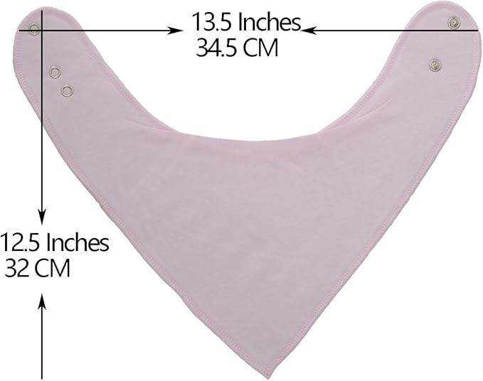 Maiwa Cotton Bandana Drool Bibs for Baby Girl Boys for Drooling and Teething for 8 Pack