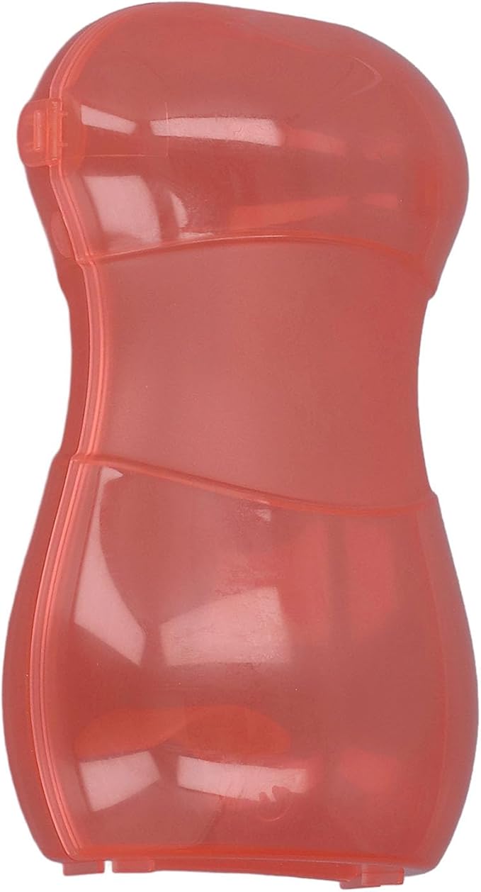 Hilitand Universal Multipurpose Design Baby Squeeze Proof Holder for Juice Box, Leakproof Self Feeding Food Pouch Holder with Versatile Design (Red)