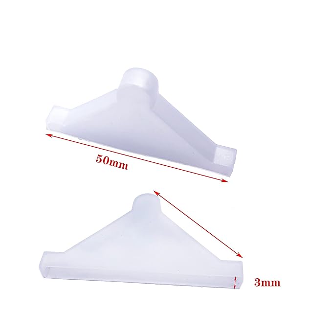 Mirror Corner Protectors- 20 Pcs Toughened Glass Corner Protector Ceramic Tile wrap Angle Plastic Bathroom Lens Right Angle（3x50mm）