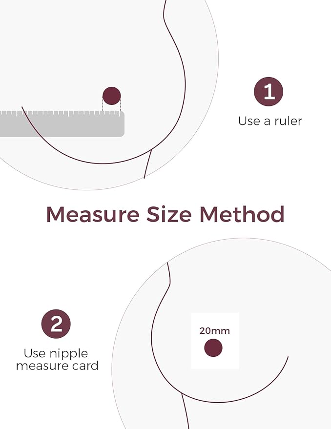 Momcozy M5| M6| M9 Original Replacement Accessories, Food-Grade Silicone & BPA Free, Original Breastfeeding Parts, Inserts 21mm, 4 Pack