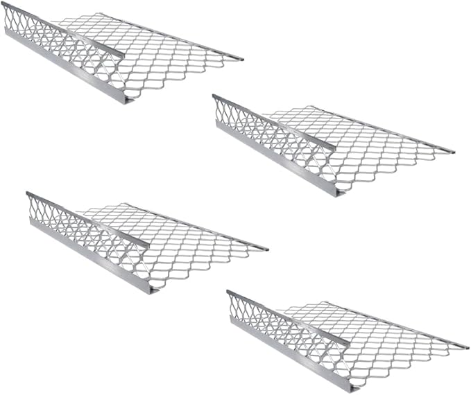 Mytee Products (4 Pack) 40"x24" (Drop) Aluminum Mesh Brick Guard Corner Protector - L Shape Mesh Edge Guard Corrosion Resistant