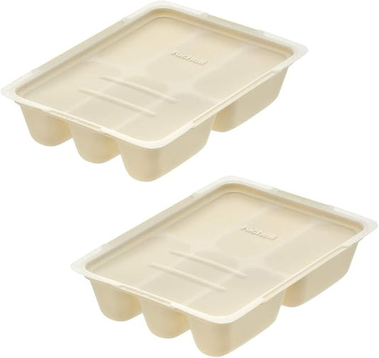 Richell Making Subdivided Freezing Pack, 50, Set of 2, Ivory