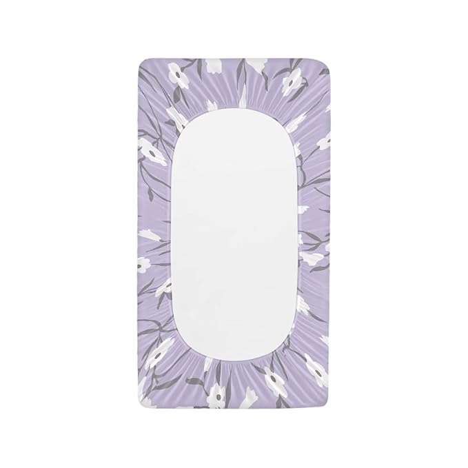 Wild Flower Changing Pad Cover for Baby Girls Boys Comfort Diaper Change Table Pad Covers Soft Changing Pad Sheets