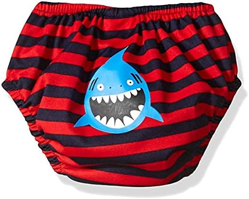KIKO & MAX Baby Boys' Infant Three-Pack Absorbant Reusable Swim Diaper