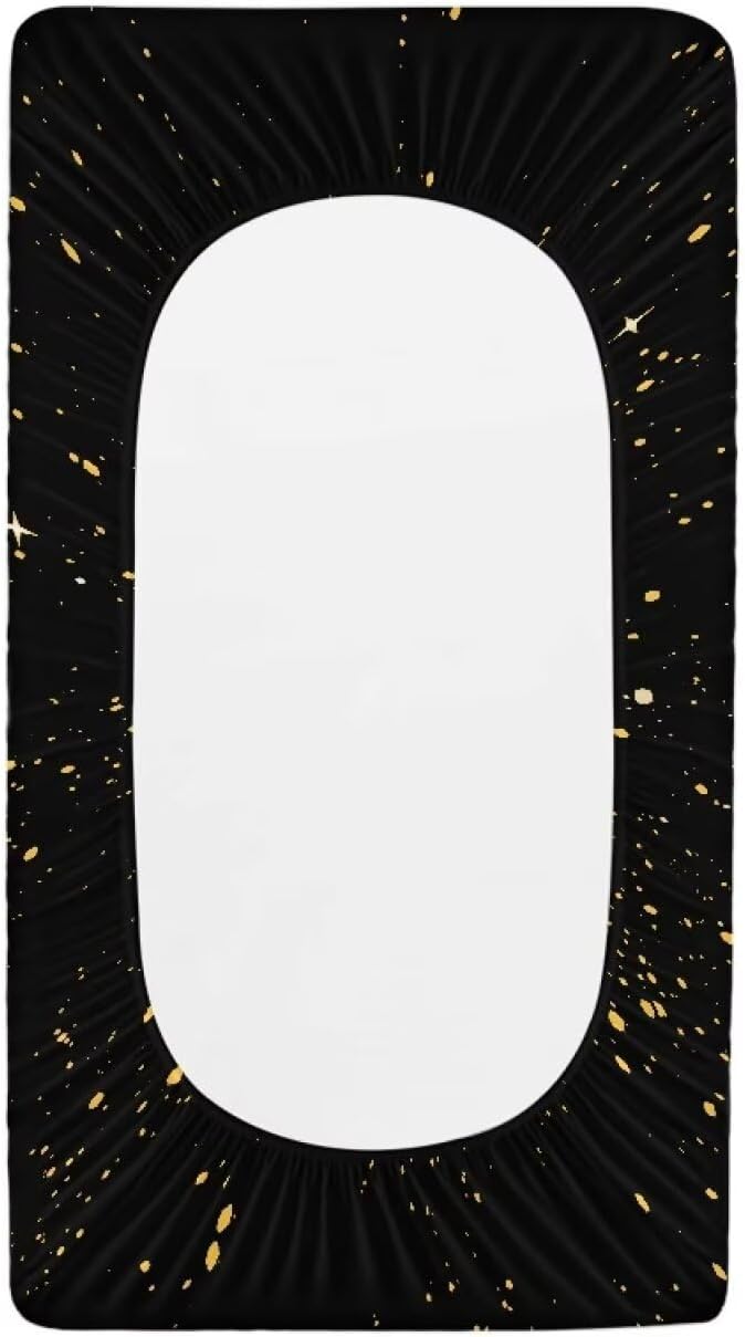 Changing Pad Cover Lightweight Waterproof Universal Tray Table Mat Cozy Washable Stretchy Diaper Changing Mat Cover Happy New Year Breathable Cradle Sheets