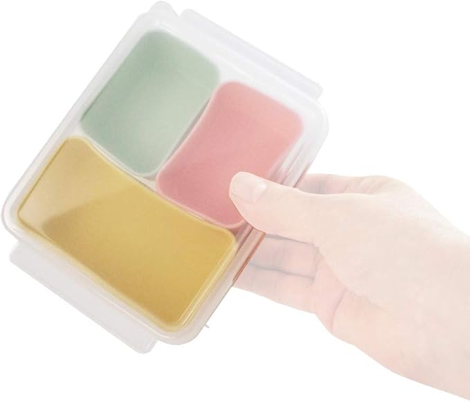 Skater SZR2SL Small Sorting Meal Prep Frozen Storage Side Dish Cup Bento Box Storage Container, Basic