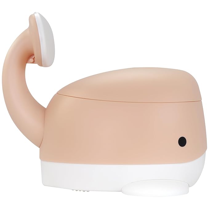 Kindsgut Whale Potty Training Toilet – Ergonomic Toddler Potty for Boys & Girls, Designed in Germany, Non-Slip & Easy Clean, Peach