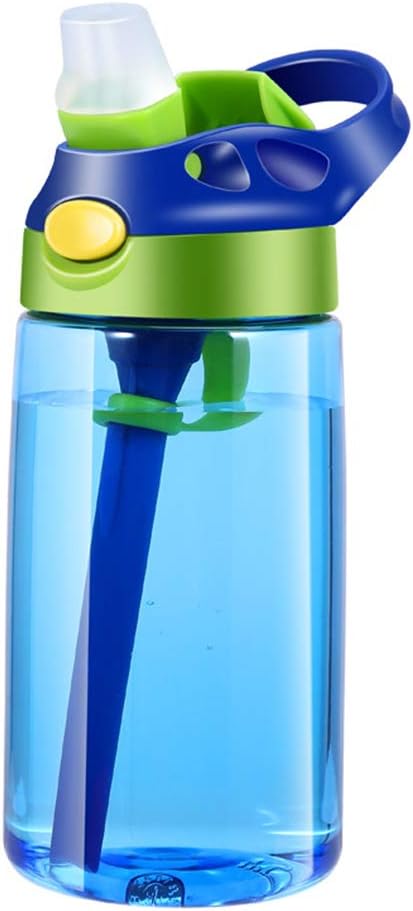 MICHLEY 16 oz Cute Water Bottle for School Kids Girls and Boys(blue)