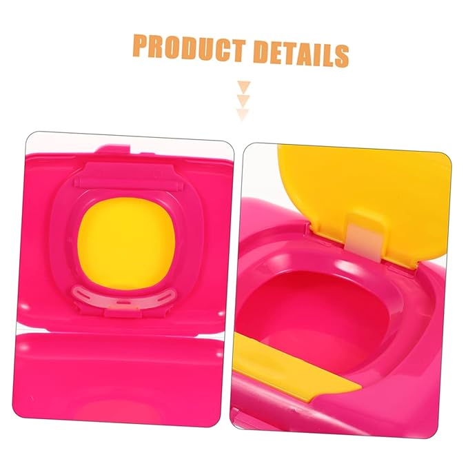 ibasenice Lightweight Portable Box Baby Wipes Dispenser for Travel Stroller Crib and Desktop Easy to Clean