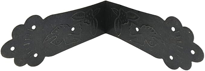 Mcredy 20 PCS Metal Corner Protector,Furniture Corner Hardware Corner Bracket for Cabinet Decorative,2.68 Inch Length