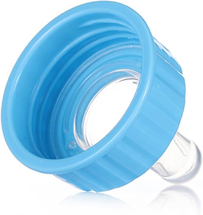 Baby Bottle Portable Baby Nursing Bottle 1.7oz Wide Neck Natural Flowing Easy to Milk Bottle for Infant Pet Dog,PP.Silica Gel