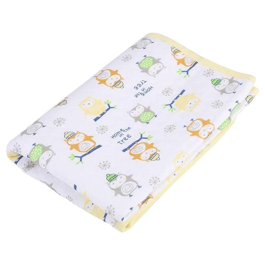 Soft Cotton Portable Travel Diaper Changing Pad for Babies and Newborns, Yellow