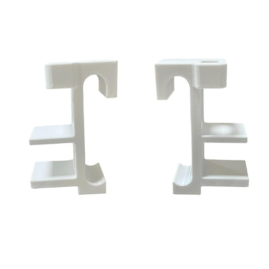 2 PCS Baby Set Adapter Compatible with Stokke Tripp Trapp High Chair, for Old Model Chair Before 2003, Accessories Compatible with Stokke Tray Table (White)