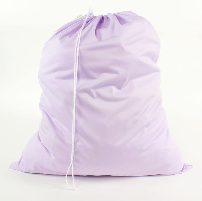 OsoCozy Cloth Diaper Pail Liner - Reusable, Washable, Waterproof Wet Bag with Drawstring. Excellent for Diaper Pails, Garbage Cans, Laundry, Recycling and Storage - Lilac