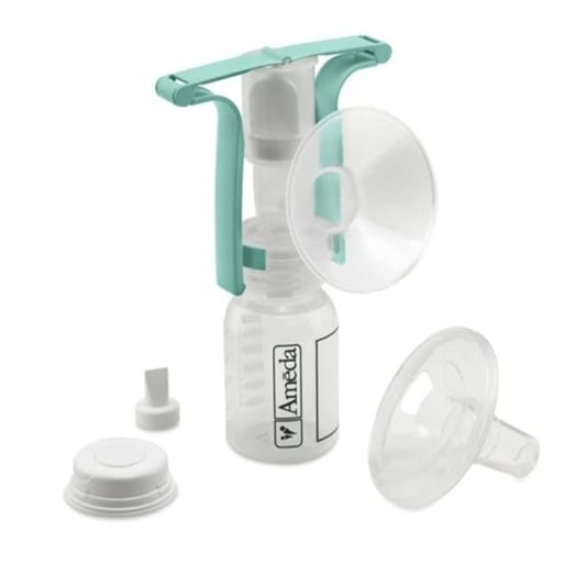 Ameda One-Hand Manual Breast Pump with Flexishield Areola Stimulator