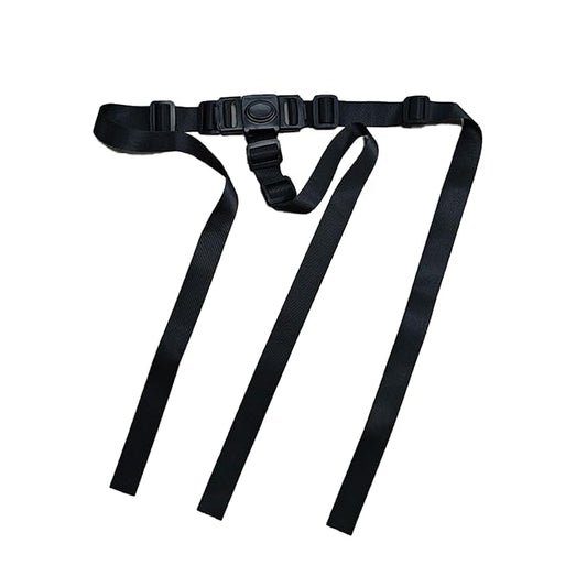 3 Point Seat Chest Harness Strap for Kids, Adjustable Baby Seat Strap, Kids High Chair Straps Replacement for High Chair (Black)