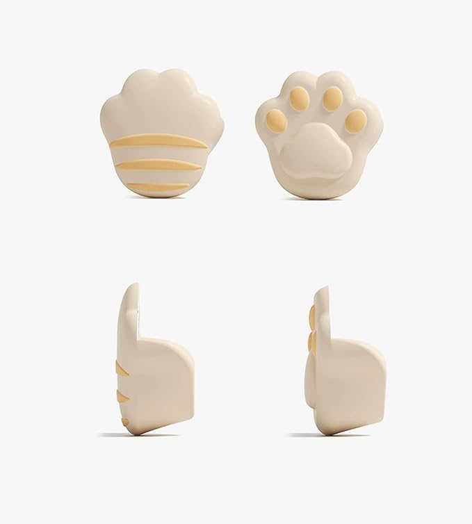 8Pcs Cat Paw Corner Protector Baby - Desk Soft Corner Protectors Guards for Kids Safety - Cute Baby Table Corner Protector Cartoon for Various Furniture Styles (Coffee-B)