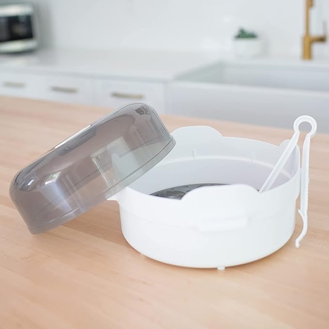 Dr. Brown's Milk Spa Breast Milk & Bottle Warmer with Microwave Steam - for Baby Bottles, Nipples, Bottle Parts, Pacifiers, Teethers and Breast Pump Parts