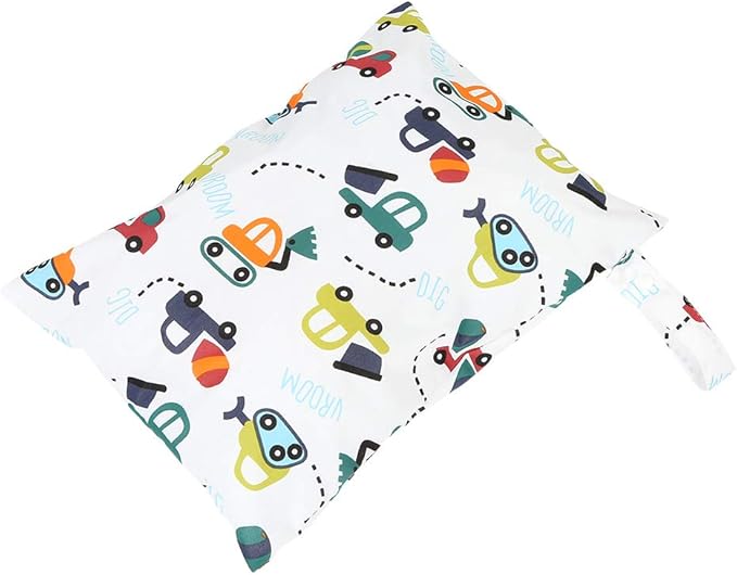 Boys Wet Bag, Reusable Diaper Carryall with Zipper for Travel, Beach Swimsuits Clothes Storage
