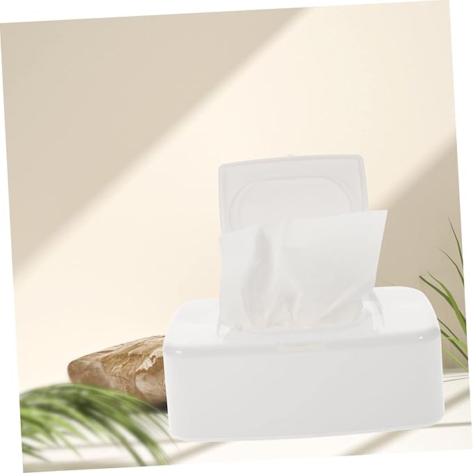 Household Wipes Holder Dispenser Box with Lid for Living Room Baby Wipes Dispenser Wipes Container to Keep Wipes Fresh and Easy to Access