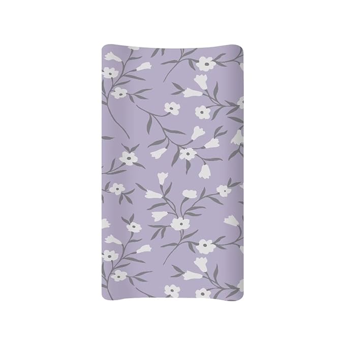 Wild Flower Changing Pad Cover for Baby Girls Boys Comfort Diaper Change Table Pad Covers Soft Changing Pad Sheets