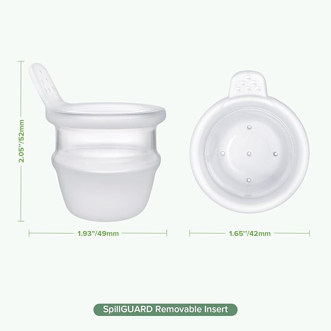 haakaa Silicone SpillGUARD Insert - Patent-Pending Design Breast Pump Stopper for Saving Precious Breastmilk from Spilling & Wasting, Compatible with All Generations of haakaa Pumps