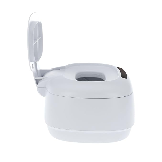 Dr. Talbot's Touch-Free Baby Wipe Warmer - Motion Sensor Lid, Weighted Warming Plate, Built-in Night Light & Clear View Window - New Parent Essential