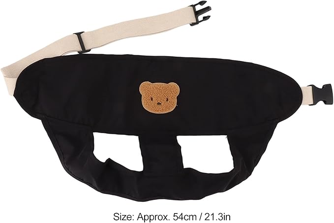 Baby Portable High Chair Harness Seat for Toddler Feeding Safety Cloth Harness with Straps Belt 54cm (Black) dining safety belt portable belt strap
