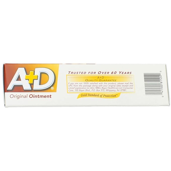 A&D Diaper Rash Ointment Skin Protectant Original - 4 oz, Pack of 4