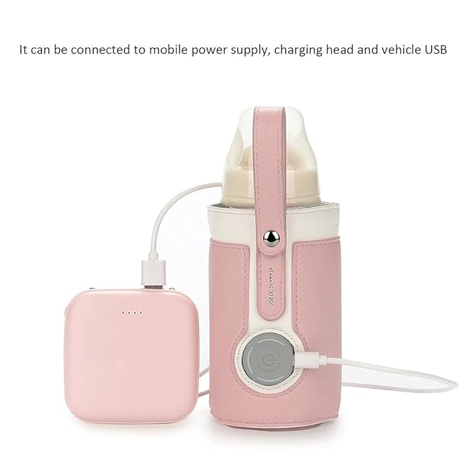Bottle Warmer Bag, Fast Heating Portable Baby Bottle Warmer with Safe Temperature Control for Traveling Moms, Home Use, and Outdoor Activities