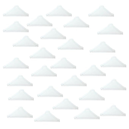 Mirror Corner Protectors- 20 Pcs Toughened Glass Corner Protector Ceramic Tile wrap Angle Plastic Bathroom Lens Right Angle（3x50mm）