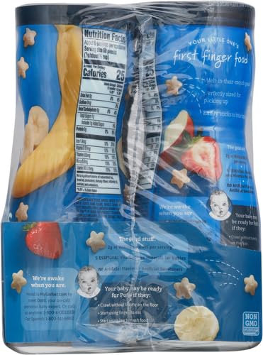 Gerber Puffs Banana & Strawberry Apple, 1.48 Ounce (Pack of 8)