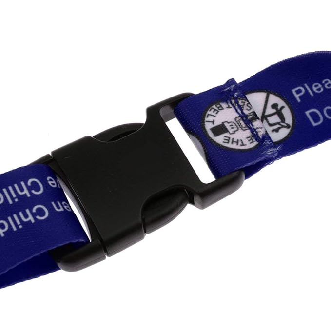 Hooshing Baby Kids Safety Seat Belt Adjustable Supermarket Shopping Cart Belt Chair Seat Belts Blue