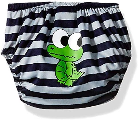 KIKO & MAX Baby Boys' Infant Three-Pack Absorbant Reusable Swim Diaper