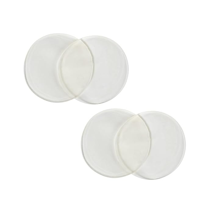 Ameda ComfortGel Nipple Gel Soothing Nursing Pads, Breast Pads Nipple Therapy, Breastfeeding Supplies, Reusable Cooling Relief HydroGel Pads, 2 Pair (4 Count)