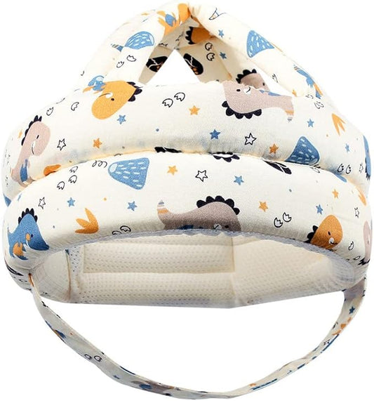 Baby Helmet for Crawling Walking Baby Protective Hat Breathable Anti-Collision Baby Head Protector Adjustable Baby Infant Toddler Safety Helmet Anti-Fall Cushion Bumper Bonnet