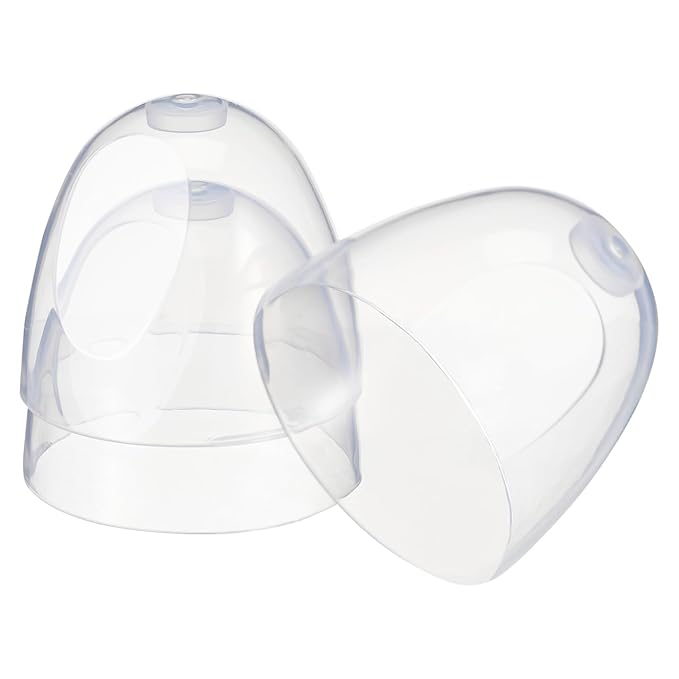 ibasenice Baby Bottle Caps Replacement Set - Leak-Proof Milk Bottle Lids Compatible with Feeding Bottles Dustproof Screw Covers for Travel and Home Use 2.44 Inch Diameter