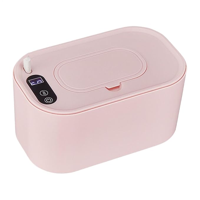 Wet Wipes Dispenser - Baby Wipe Warmer, Baby Portable Large Capacity Wipes Dispenser, Smart Temperature Control Large Capacity Wipe Warmer, Adjustable Wipe Heater Diaper Wipe Warmer for Wet Wipes