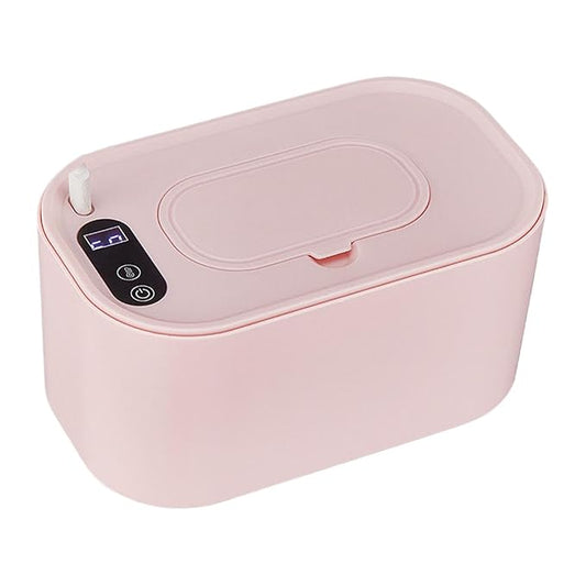 Wet Wipes Dispenser - Baby Wipe Warmer, Baby Portable Large Capacity Wipes Dispenser, Smart Temperature Control Large Capacity Wipe Warmer, Adjustable Wipe Heater Diaper Wipe Warmer for Wet Wipes