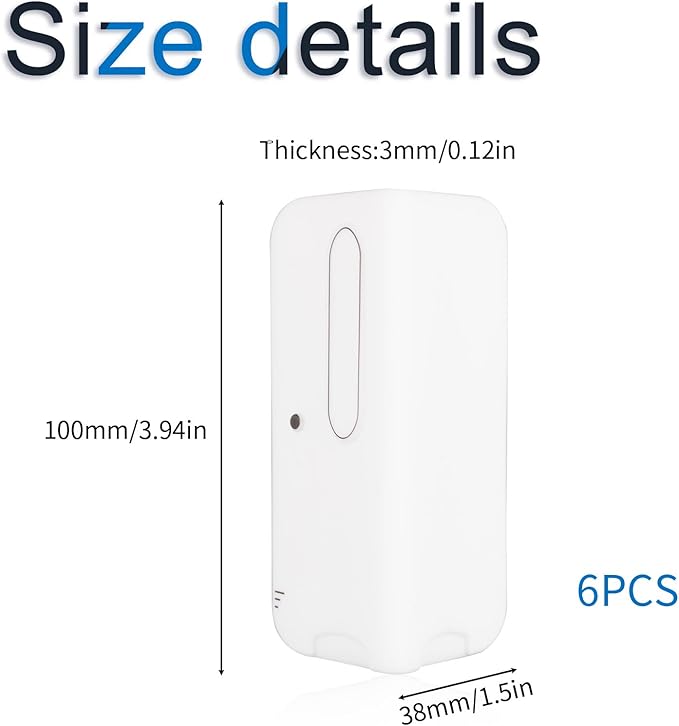 INCREWAY Baseboard Corner Blocks, 6PCS Silicone Self Adhesive Safety Corner Cushion Baby Proofing Edge Guard Corner Protectors for Furniture Wall Base, Semi-Translucent