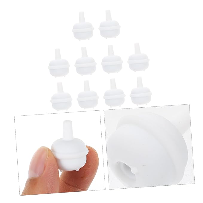 MERRYHAPY 10 Pack Baby Bottle Straw Bead Sippy Cup Milk Bottle Gravity Weights for Baby Safe Food Grade Silicone Easy to Carry Store