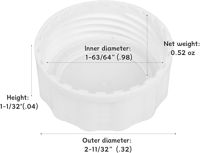 6 Pack Baby Bottle Lids Replacement Caps Compatible with Philips Avent Wide Mouth Bottles, Leak-Proof Travel Bottle Tops
